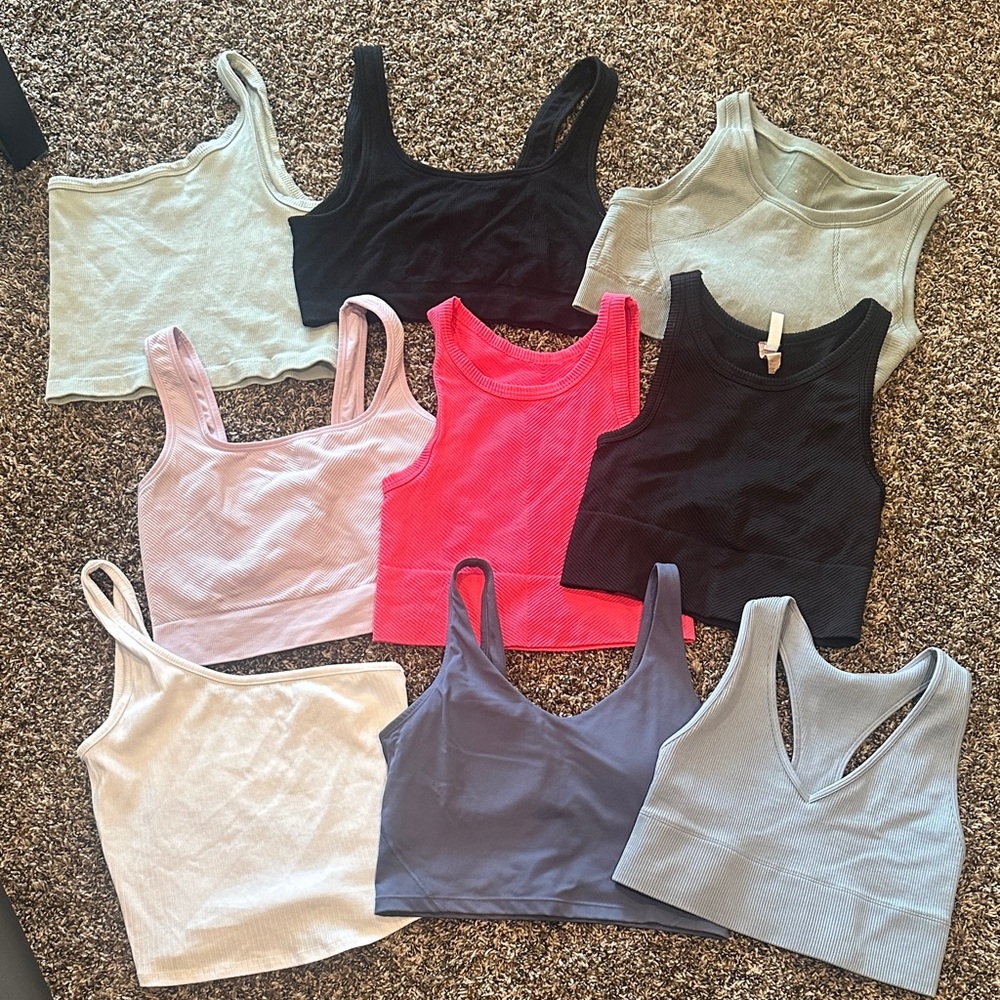 9 Women's Assorted Color Tank Tops